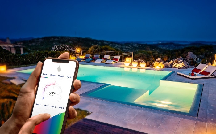 Bomba de calor inverter para climatización de piscina
